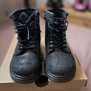 Dr. Doc Martens 1460 Glitter classic lace/zip boots